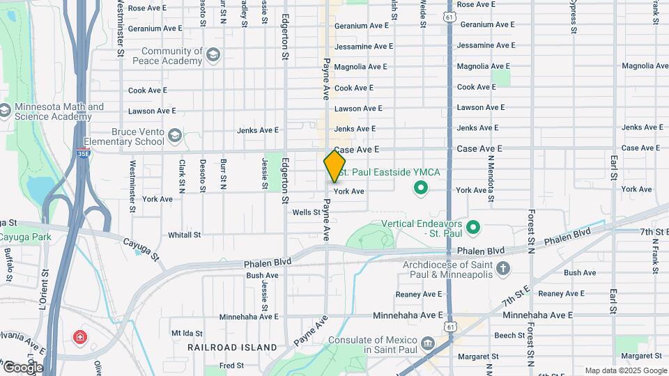 647 York Ave Map and Location Details