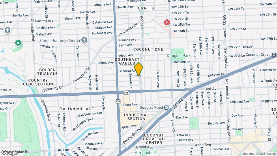 3808 Ponce de Leon Mapa y Detalles de la Ubicación