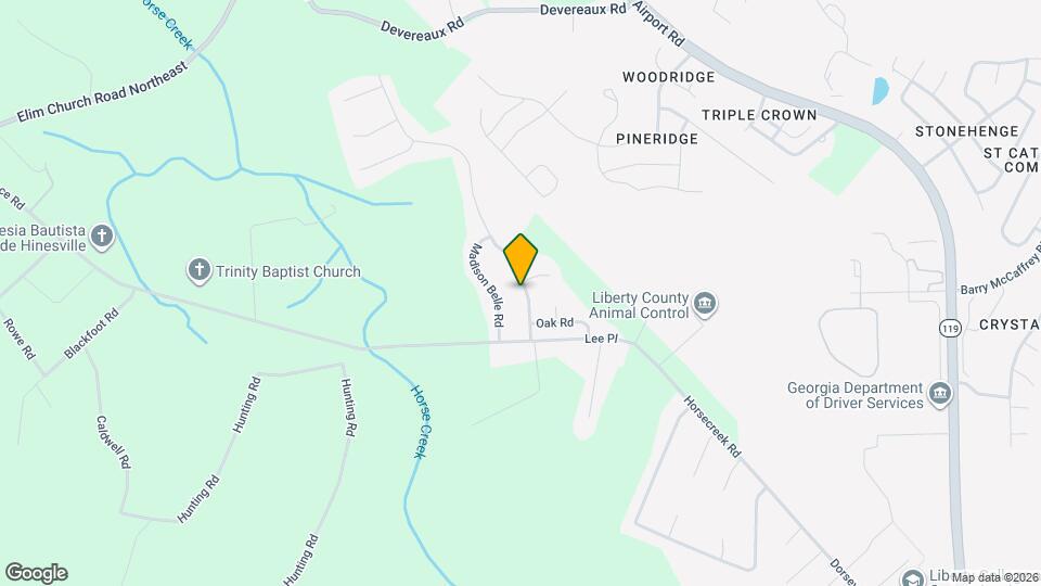 111 Burnt Pines Rd NE Map and Location Details