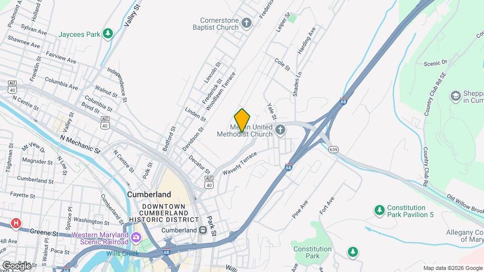 438 Goethe St Map and Location Details