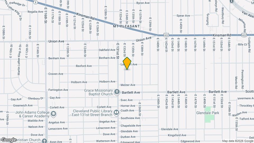 3631 E 133rd St Map and Location Details