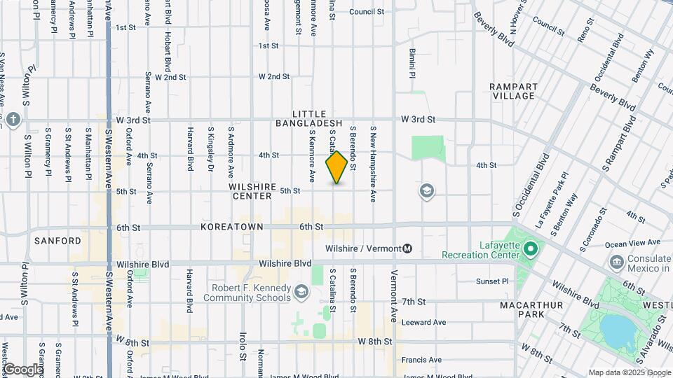 456 S Catalina St Map and Location Details