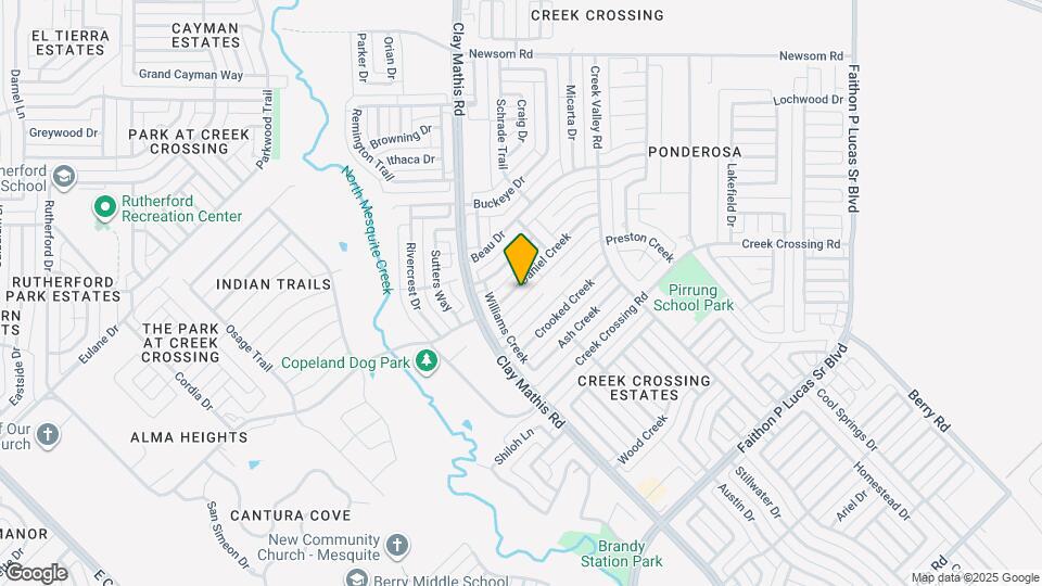 2600 Daniel Creek Map and Location Details