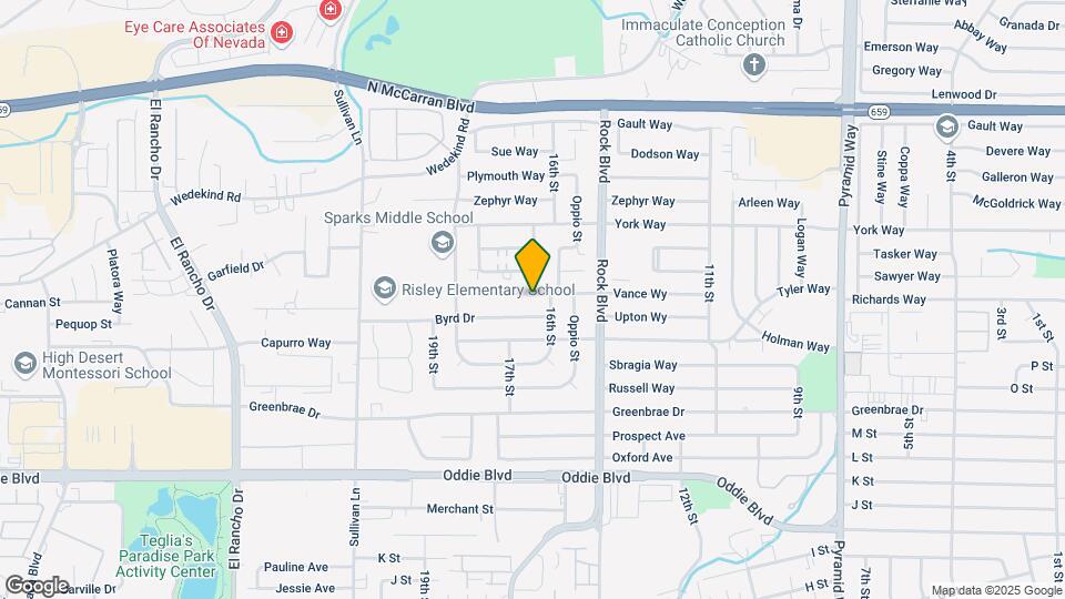 1645 Vance Wy Map and Location Details