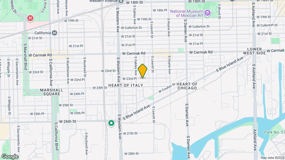 2239 W 23rd Pl Map and Location Details