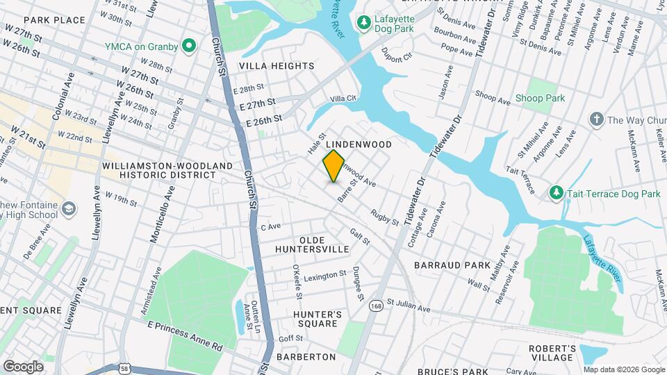 907 Rugby St Map and Location Details