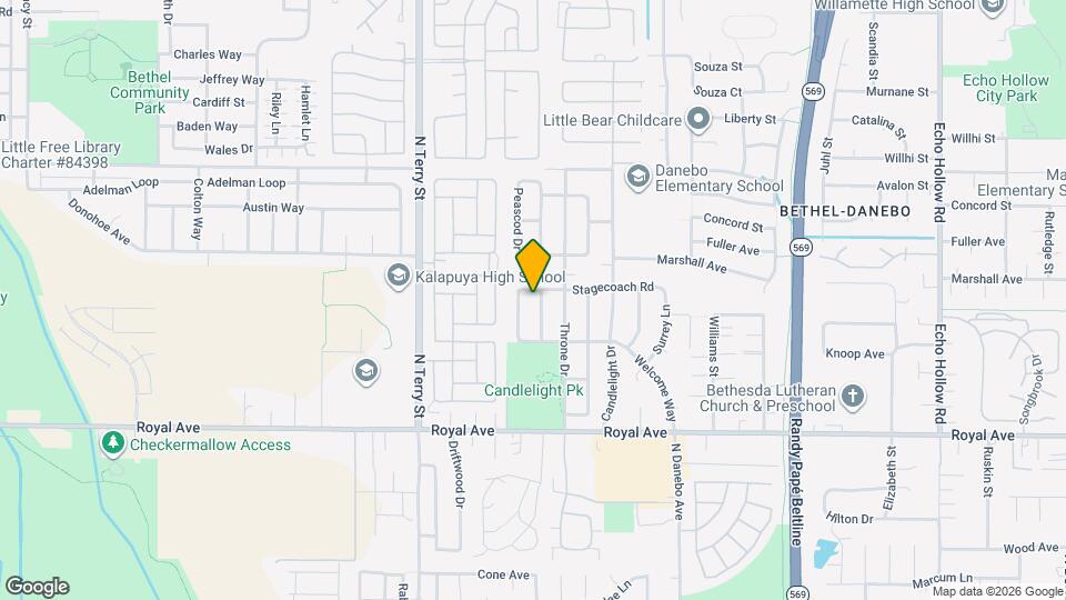 1080 Heathrow Dr Map and Location Details