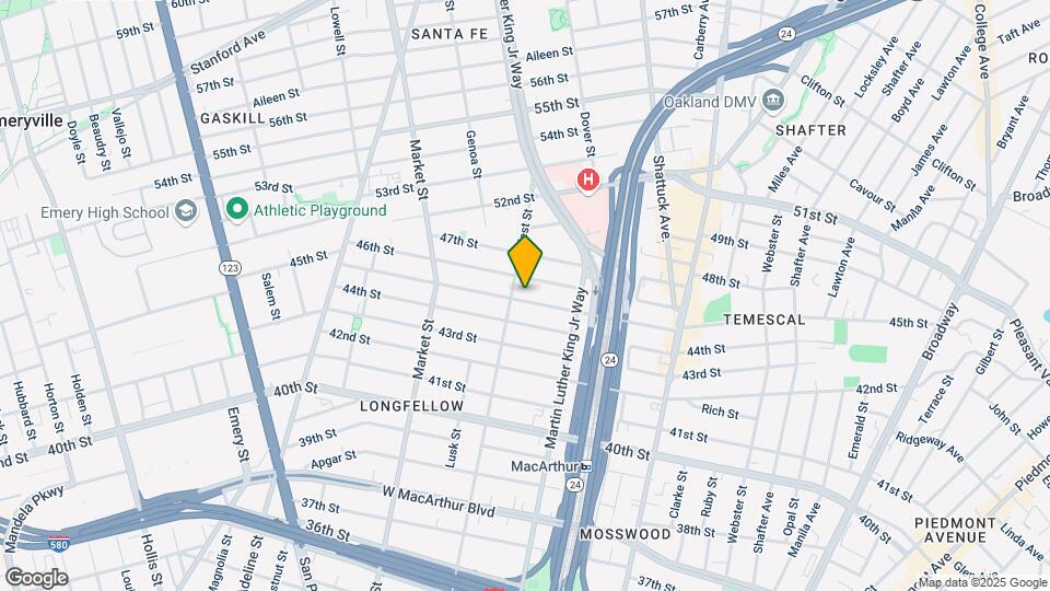740-744 45th St Map and Location Details
