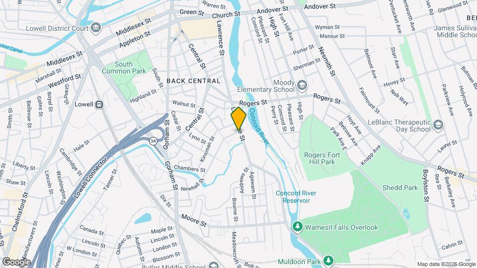 557 Lawrence St Map and Location Details