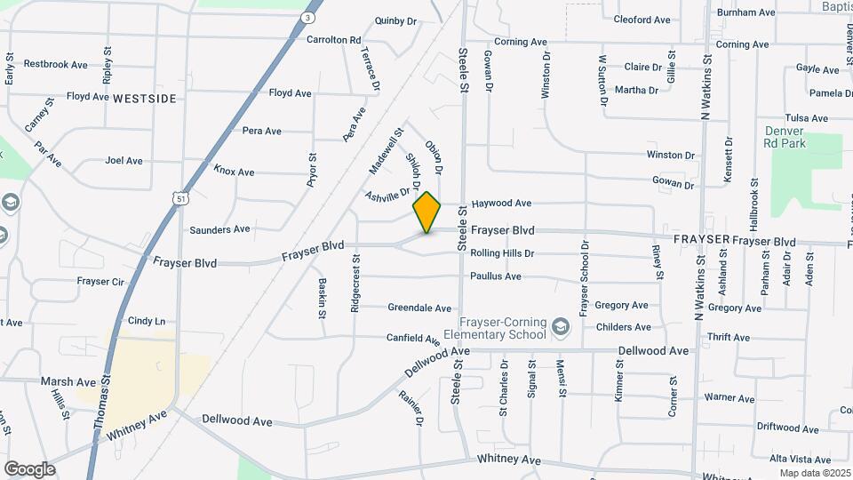 1411 Frayser Blvd Map and Location Details