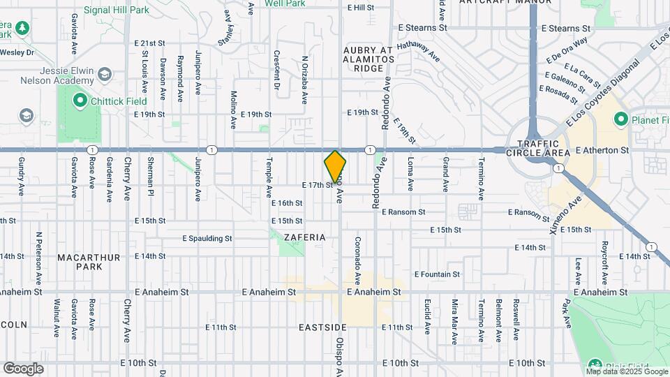 1635 Obispo Ave Map and Location Details