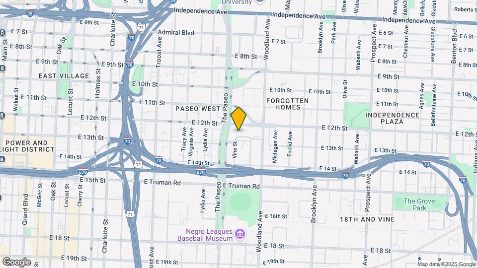 1602-1706 E 12th St Mapa y Detalles de la Ubicación
