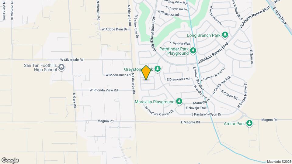 102 W Diamond Trl Map and Location Details