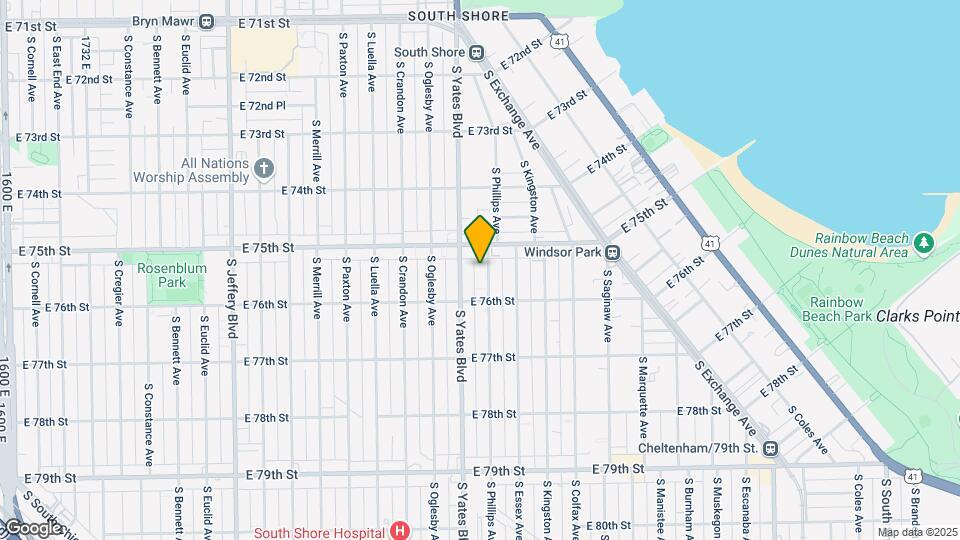 7524 S Phillips Ave-Unit -1 Map and Location Details