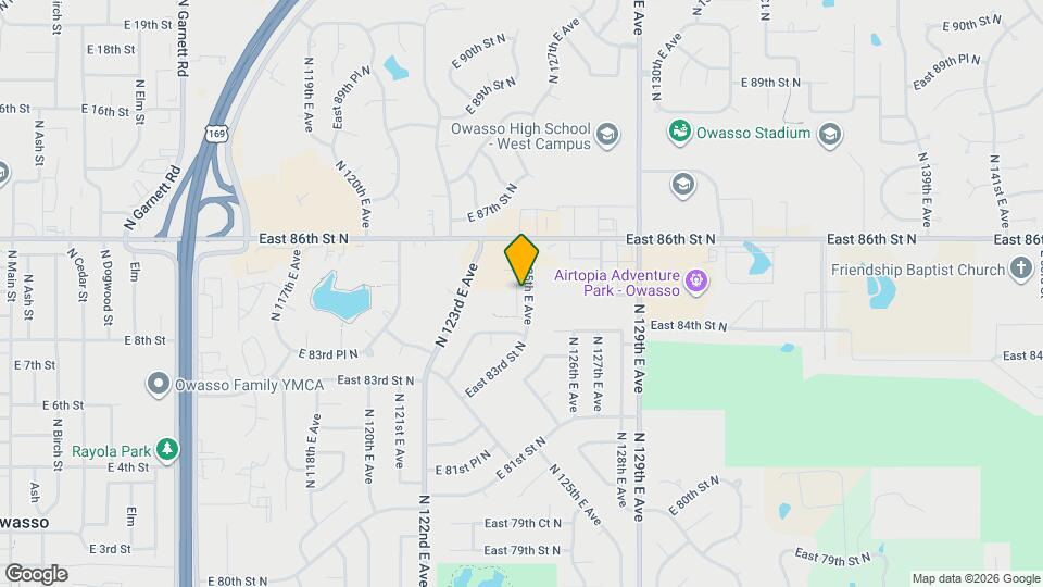 8520 N 125th E Ave Mapa y Detalles de la Ubicación