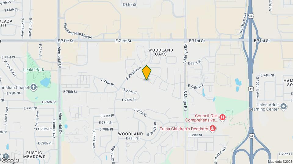 9040 E 76th St Map and Location Details