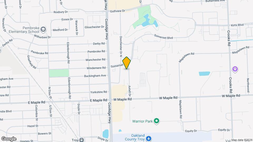 1975 Axtell Dr, Unit 1975 Map and Location Details