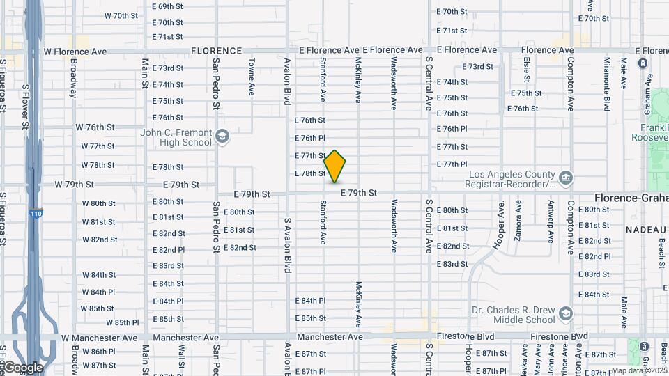 719 E 79th St Map and Location Details