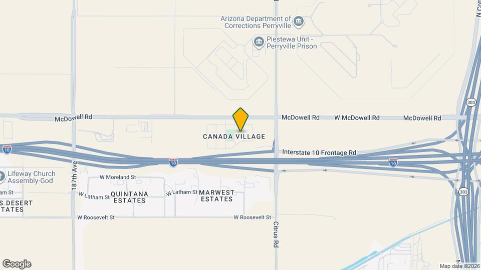 1502 N 180th Dr Map and Location Details