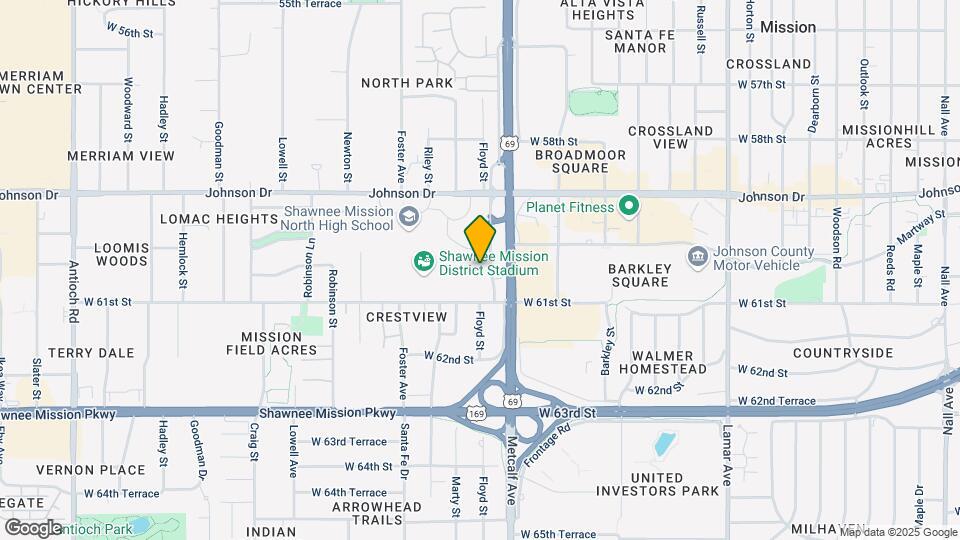 6020 Metcalf Ln Map and Location Details