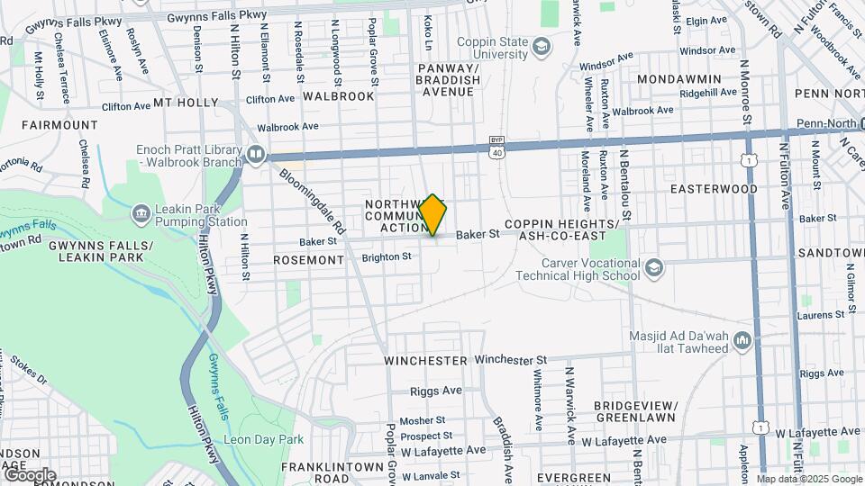 2761 Baker St Map and Location Details