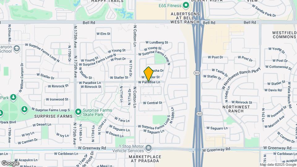 17014 W Rimrock St Map and Location Details