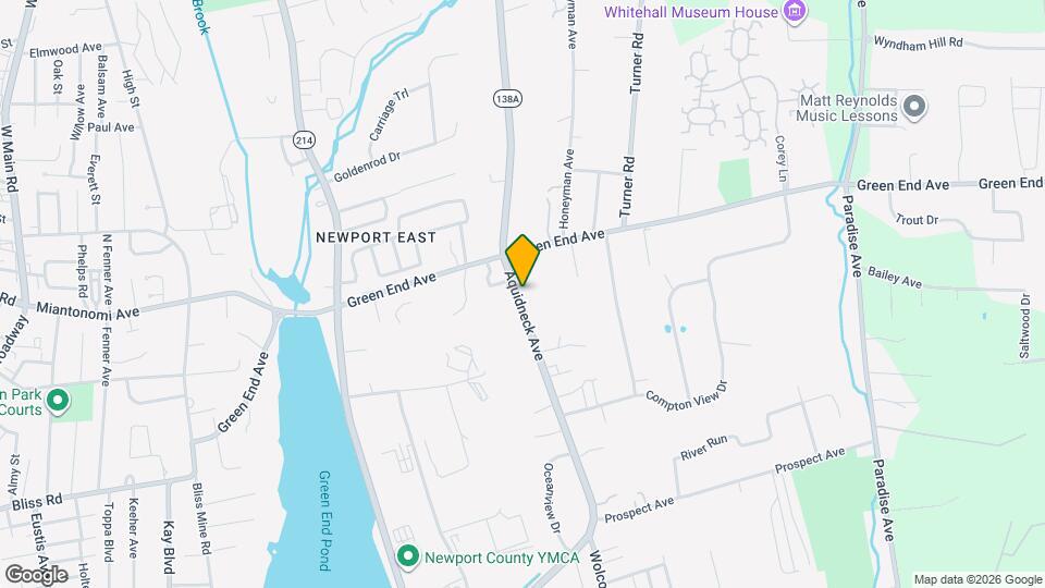 673 Aquidneck Ave Map and Location Details