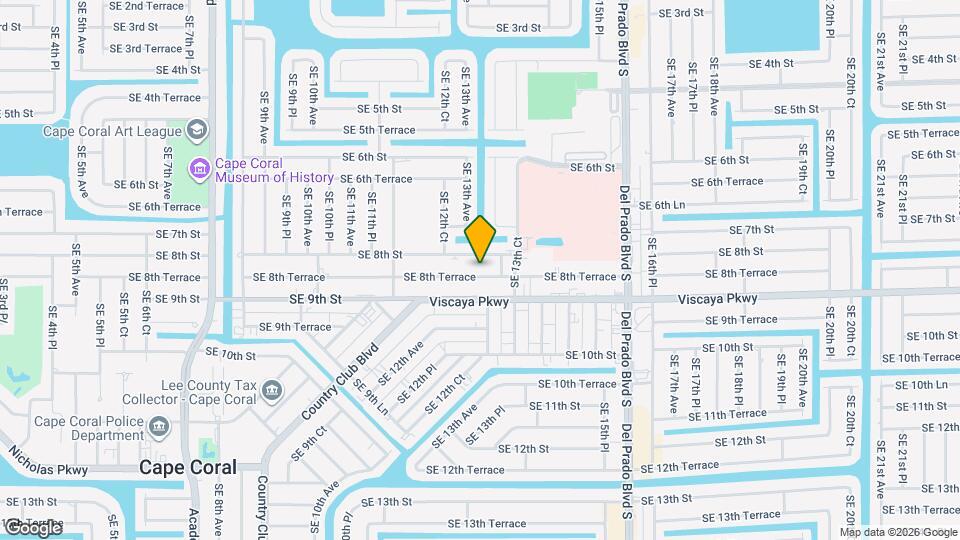 1257 SE 8th Terrace Map and Location Details