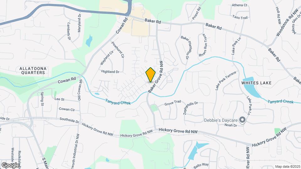 202 Windcroft Cir NW Mapa y Detalles de la Ubicación