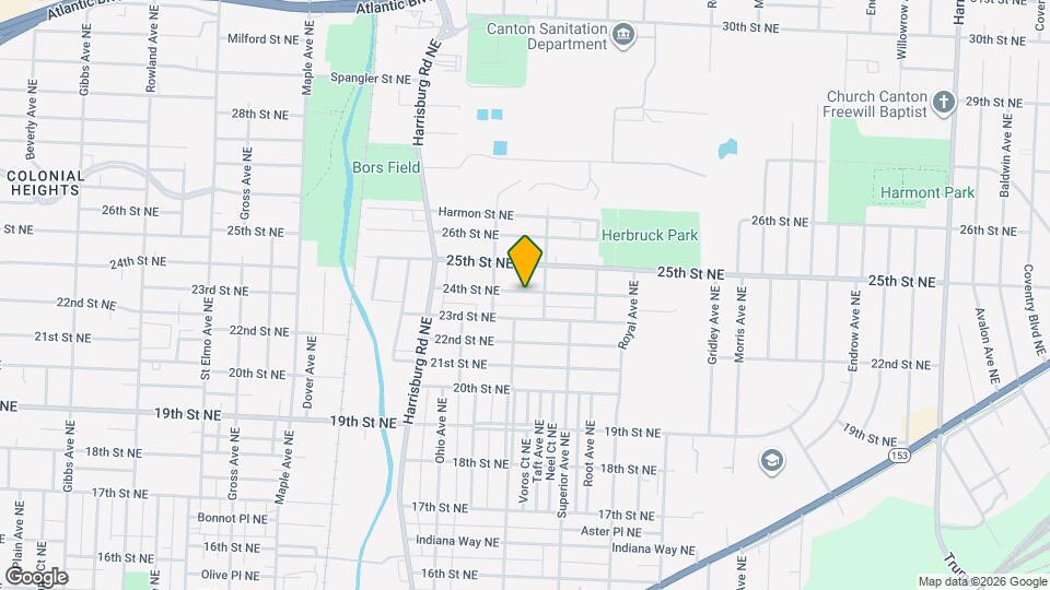 2306 24th St NE Map and Location Details