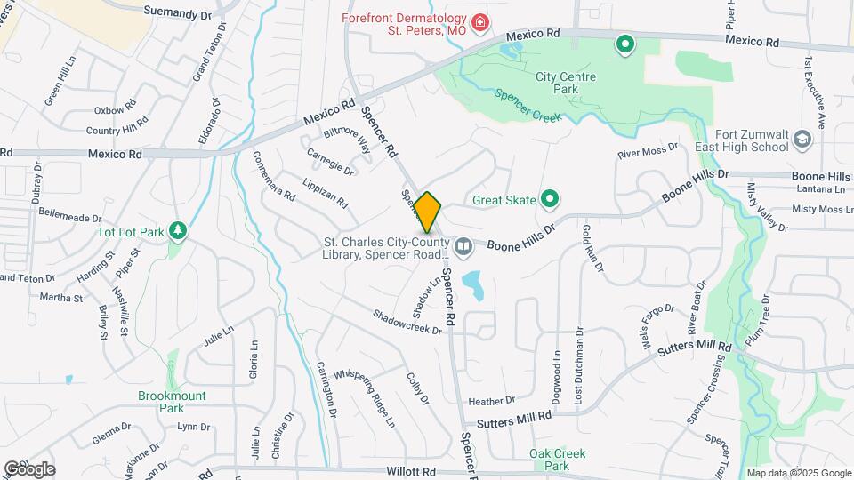 332 Spencer Pl Map and Location Details