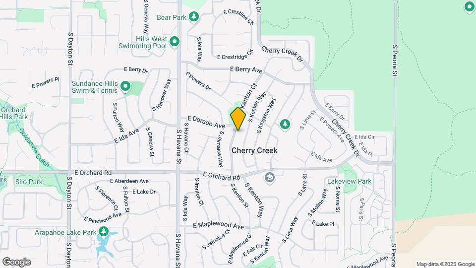 5728 S Kenton St Map and Location Details