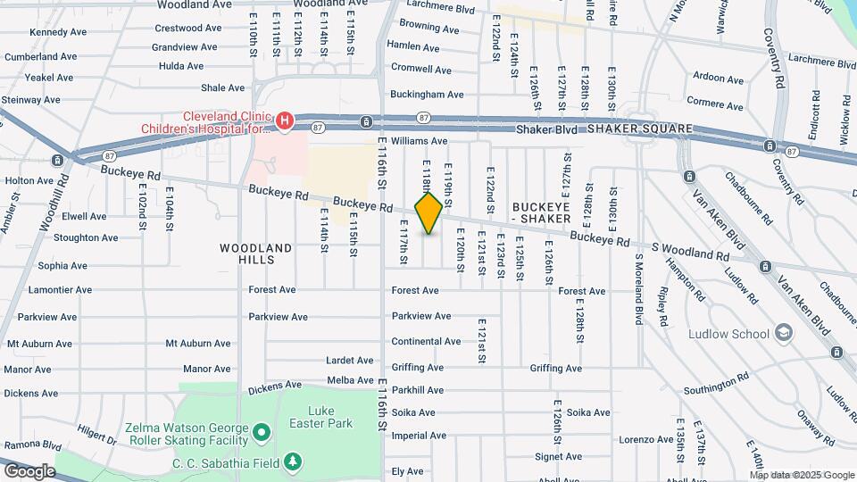 2907 E 118th St Map and Location Details