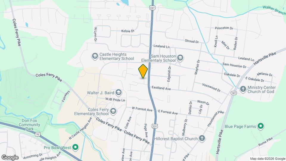 100 Theron Dr Map and Location Details