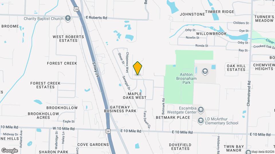 11111 Chippewa Way Map and Location Details