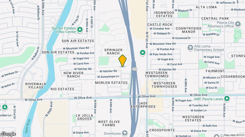 9421 N 93rd Ave Map and Location Details
