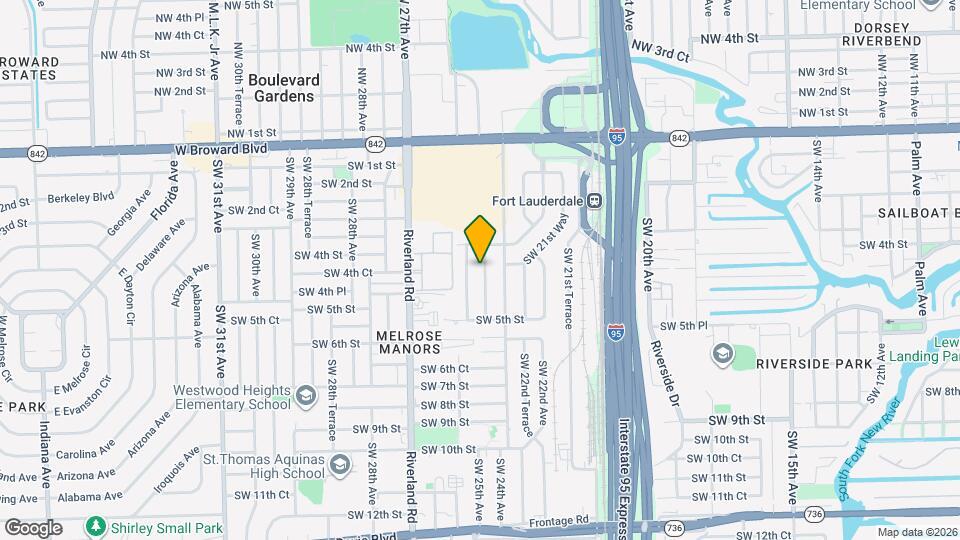 401 SW 25th Ave Map and Location Details