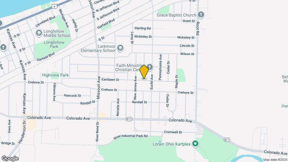 2904 Eastlawn St Map and Location Details