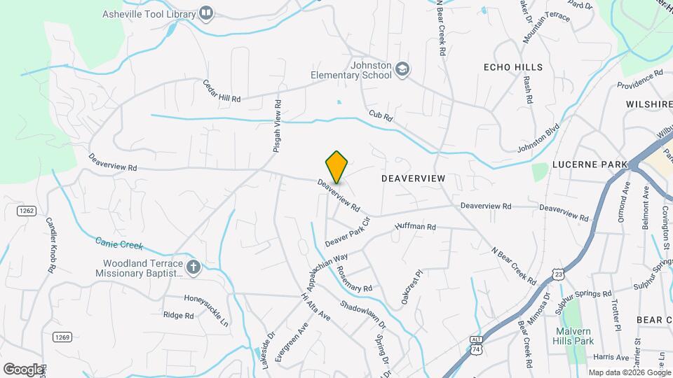 391 Deaverview Rd Map and Location Details