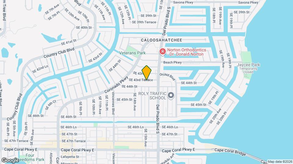 1426 SE 43rd Terrace Map and Location Details