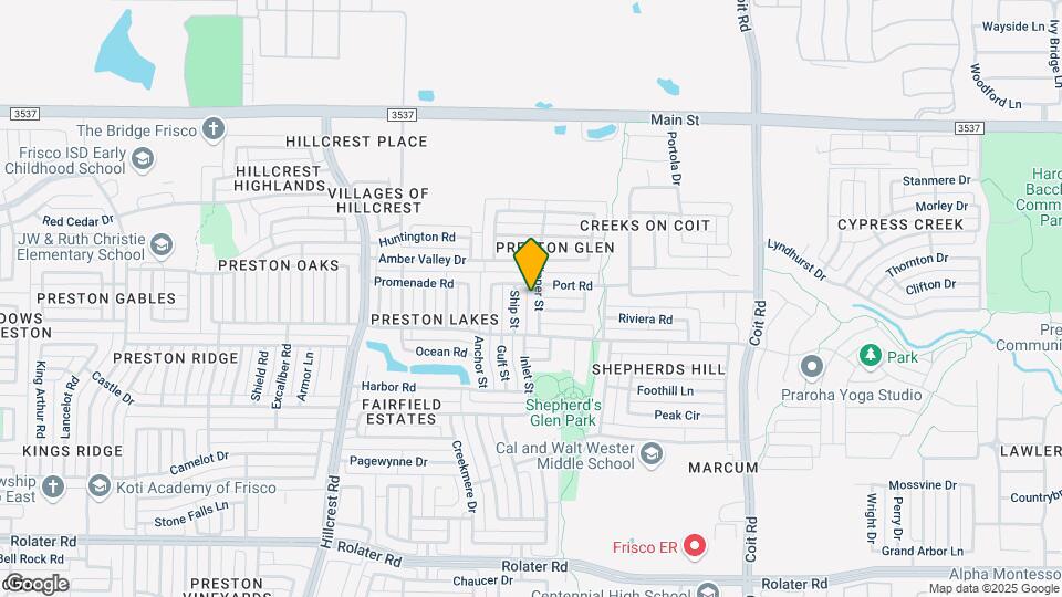 8201 Clipper St Map and Location Details