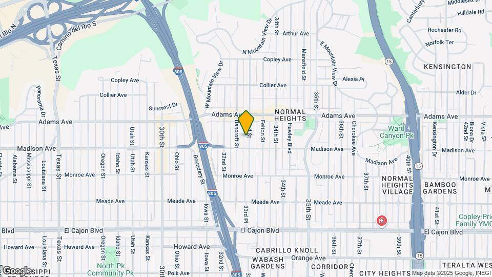 4626 33rd St Map and Location Details