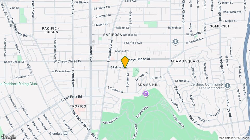 516 E Palmer Ave Map and Location Details