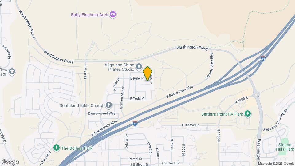 529 E Dry Springs Ln Map and Location Details