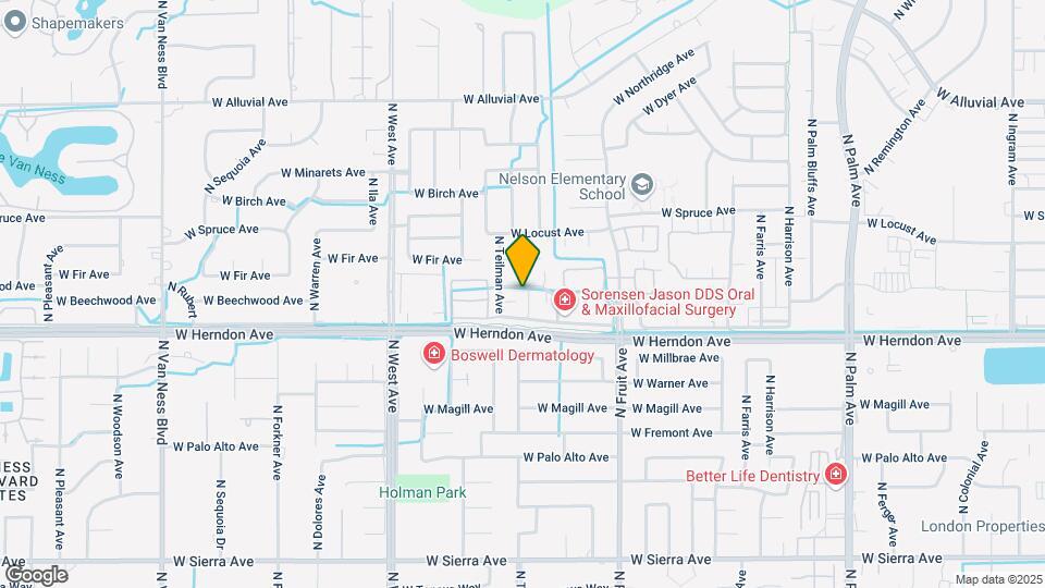1555 W Boston Ave Map and Location Details