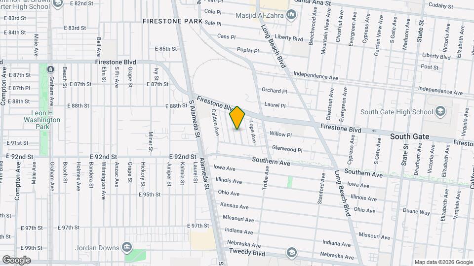 8901 Firestone Plz, Unit A Map and Location Details
