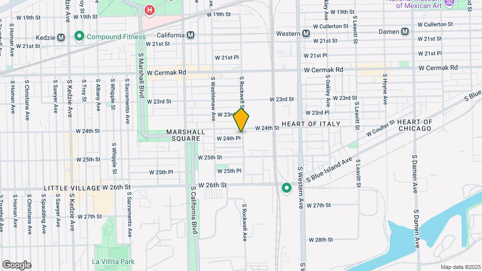 2600 W 24th Pl Map and Location Details