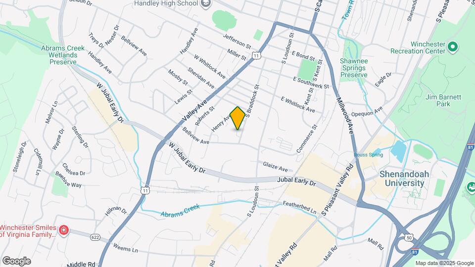 1645 S Braddock St Map and Location Details