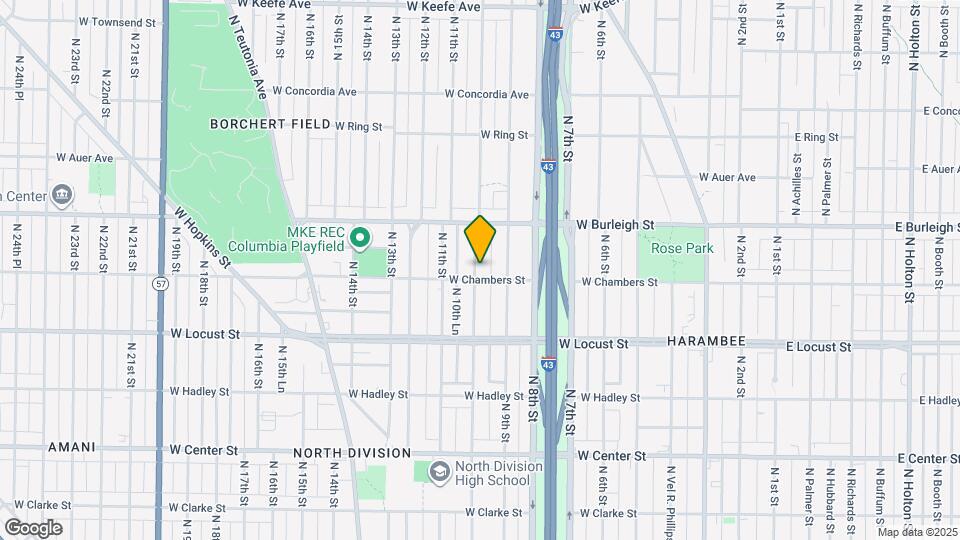 934 W Chambers St Map and Location Details