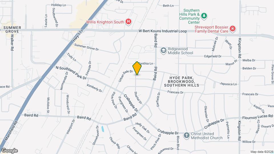 2134 Waymon St Map and Location Details